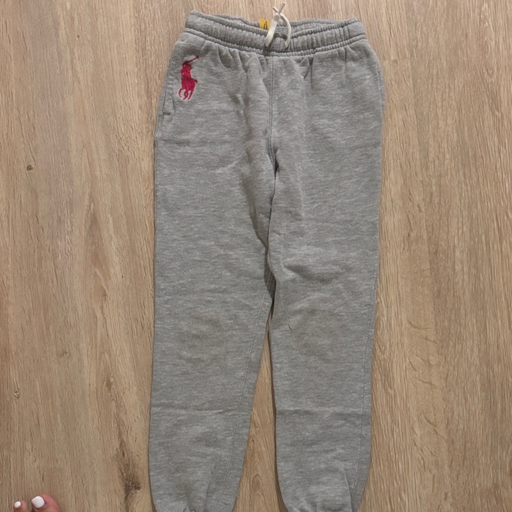 2 pairs Polo by Ralph Lauren Gray & Navy Kids Sweatpants
-no pets no smoke